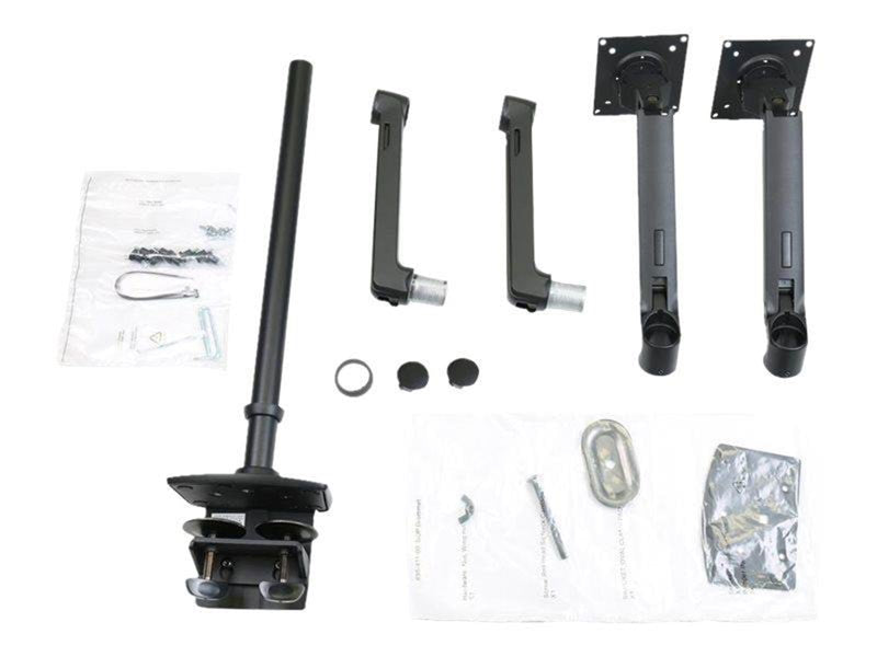 Ergotron LX Dual Stacking Arm Tall Pole (matte black)