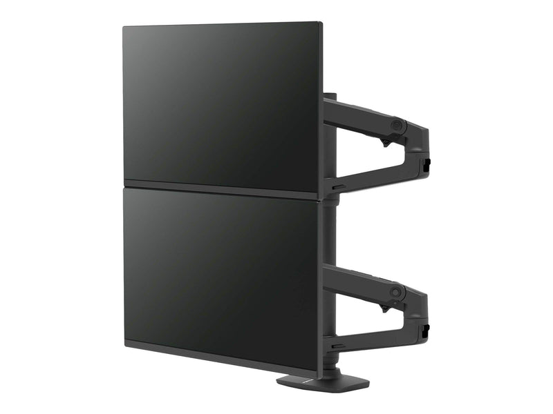 Ergotron LX Dual Stacking Arm Tall Pole (matte black)