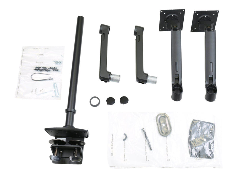 Ergotron LX Dual Stacking Arm Tall Pole (matte black)