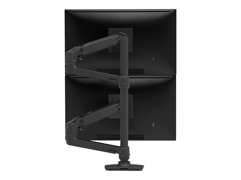 Ergotron LX Dual Stacking Arm Tall Pole (matte black)