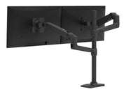 Ergotron LX Dual Stacking Arm Tall Pole (matte black)