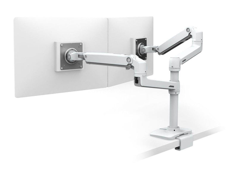 Ergotron LX Dual Stacking Arm with Under Mount C-Clamp