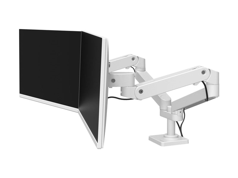 Ergotron LX Pro mounting kit - for 2 LCD displays - side-by-side - white
