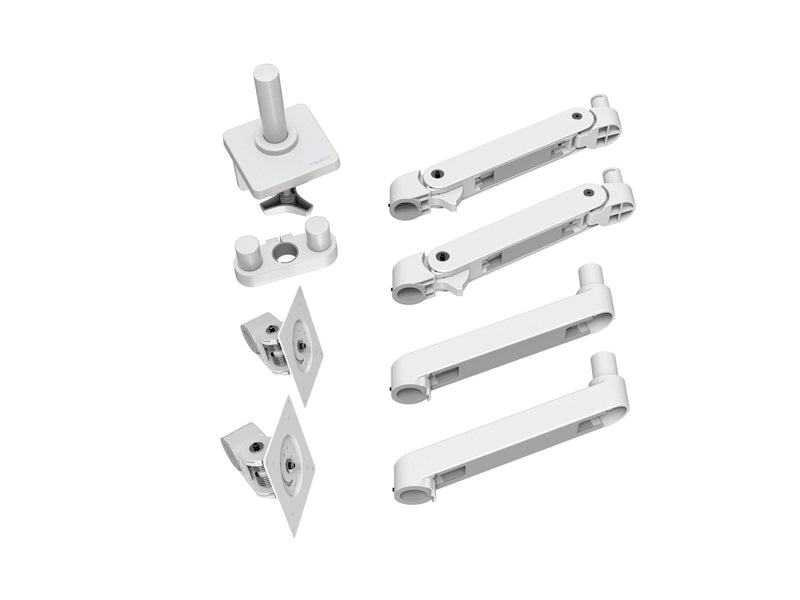 Ergotron LX Pro mounting kit - for 2 LCD displays - side-by-side - white