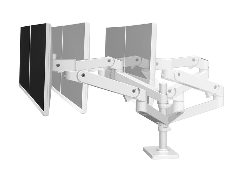 Ergotron LX Pro mounting kit - for 2 LCD displays - white