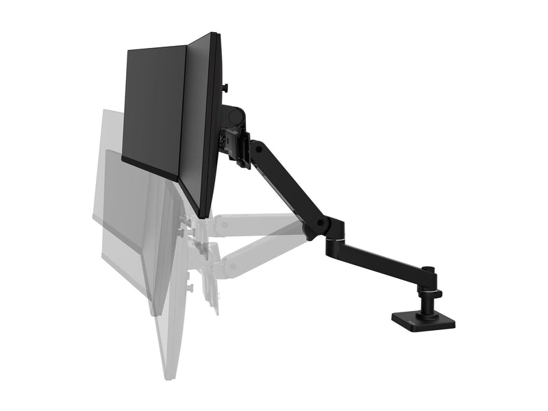 Ergotron LX Pro mounting kit - for 2 flat panels - black