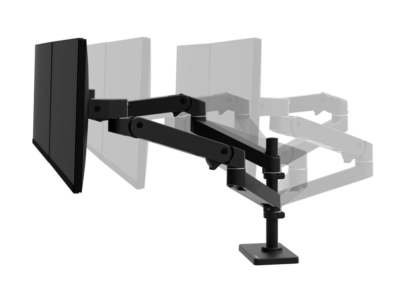 Ergotron LX Pro mounting kit - modular - for 2 LCD displays - black
