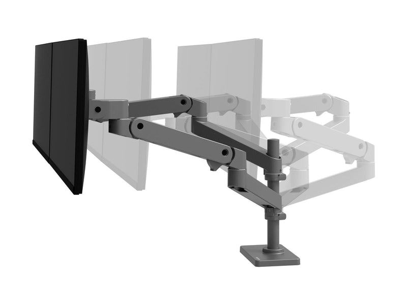 Ergotron LX Pro mounting kit - modular - for 2 LCD displays - dark grey