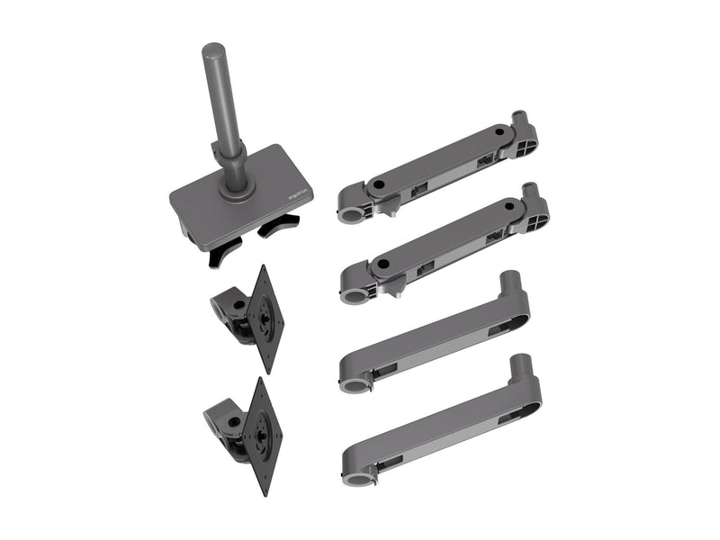 Ergotron LX Pro mounting kit - modular - for 2 LCD displays - dark grey