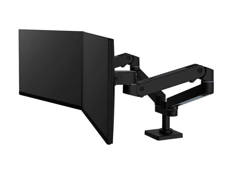 Ergotron LX Pro mounting kit - modular - for 2 LCD displays - side-by-side - black