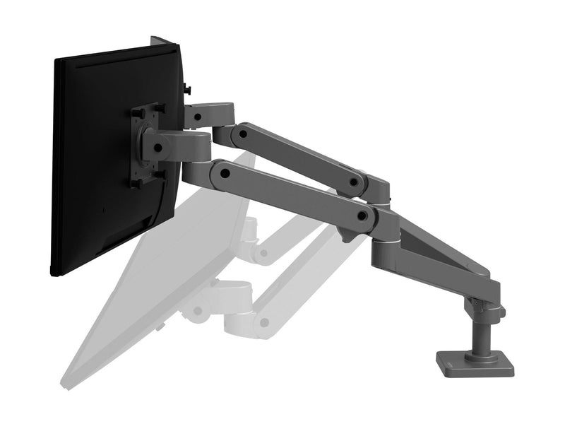 Ergotron LX Pro mounting kit - modular - for 2 LCD displays - side-by-side - dark grey