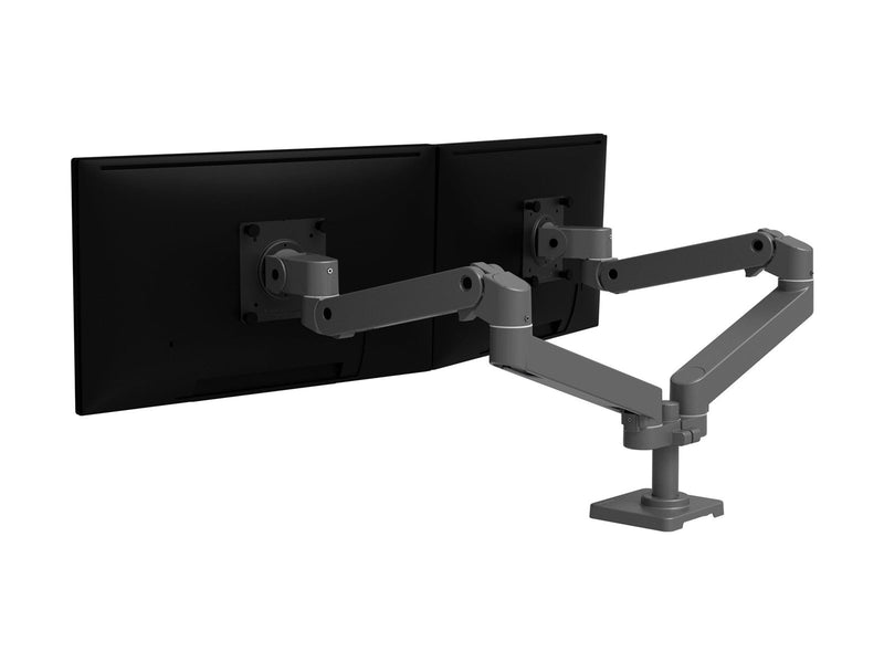 Ergotron LX Pro mounting kit - modular - for 2 LCD displays - side-by-side - dark grey