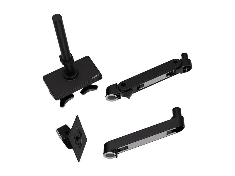 Ergotron LX Pro mounting kit - modular - for LCD display - with tall pole - black