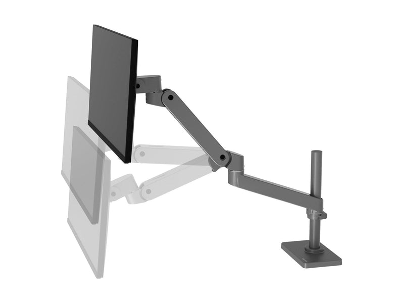Ergotron LX Pro mounting kit - modular - for LCD display - with tall pole - dark grey