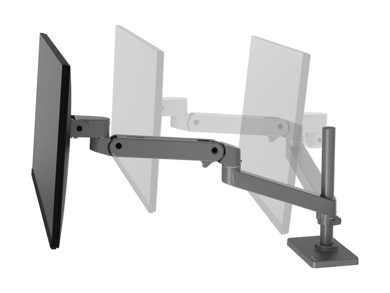 Ergotron LX Pro mounting kit - modular - for LCD display - with tall pole - dark grey