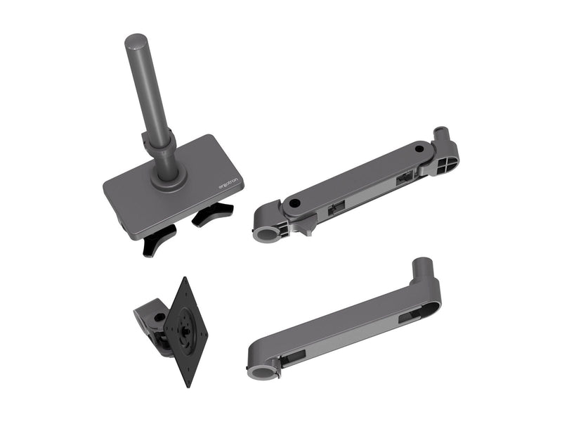 Ergotron LX Pro mounting kit - modular - for LCD display - with tall pole - dark grey