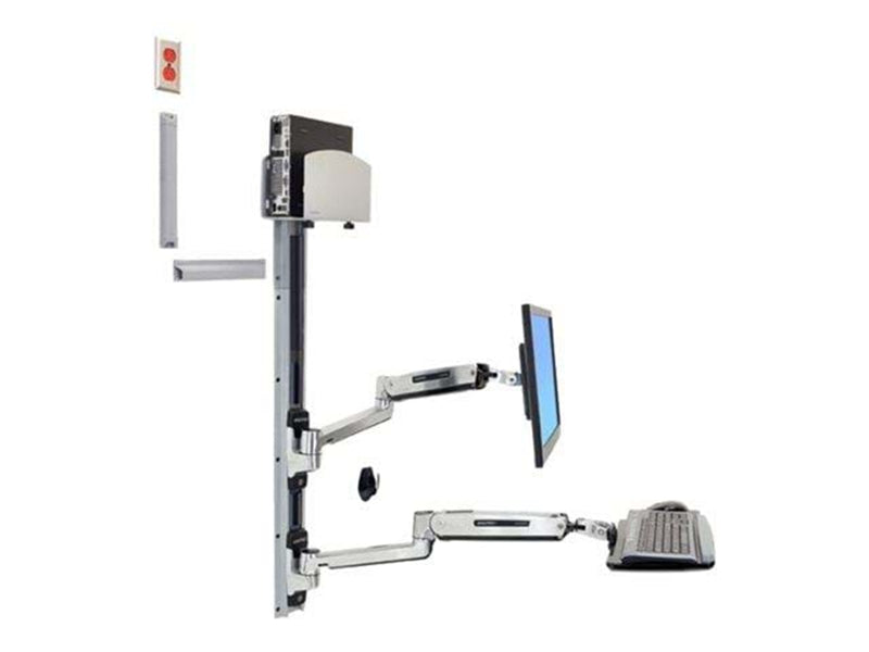 Ergotron LX Sit-Stand Wall Befestigungskit System - Max - recommended for 42"