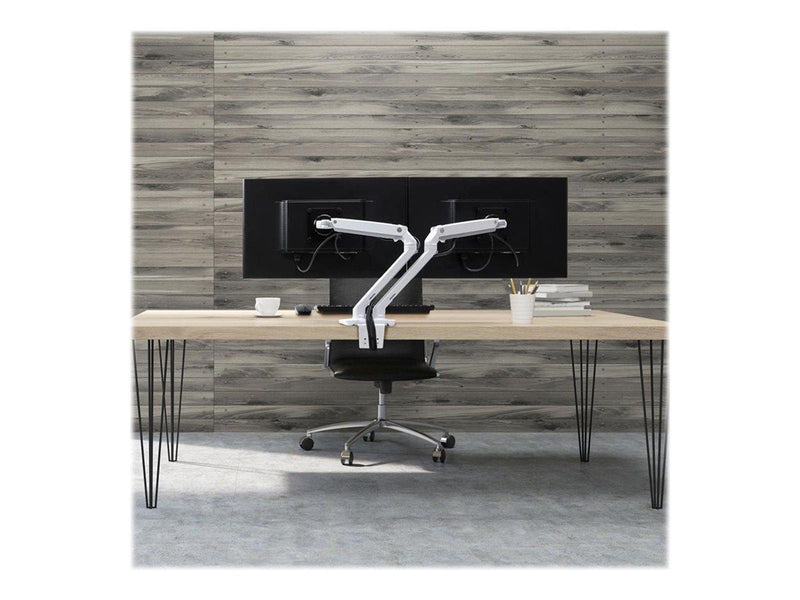 Ergotron MXV Desk Dual Monitor Arm - mounting kit - for 2 monitors (adjustable arm)