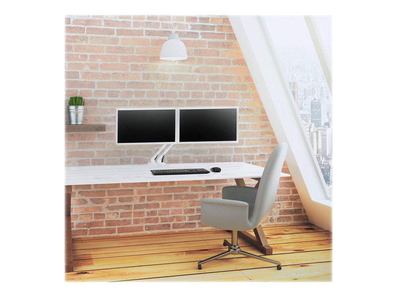 Ergotron MXV Desk Dual Monitor Arm - mounting kit - for 2 monitors (adjustable arm)
