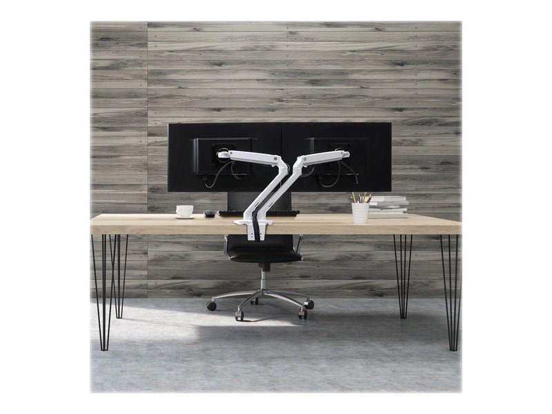 Ergotron MXV Desk Dual Monitor Arm - mounting kit - for 2 monitors (adjustable arm)
