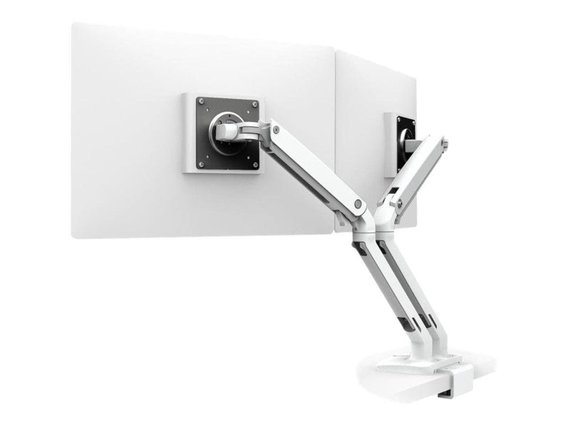 Ergotron MXV Desk Dual Monitor Arm with Under Mount C-Clamp - desk mount