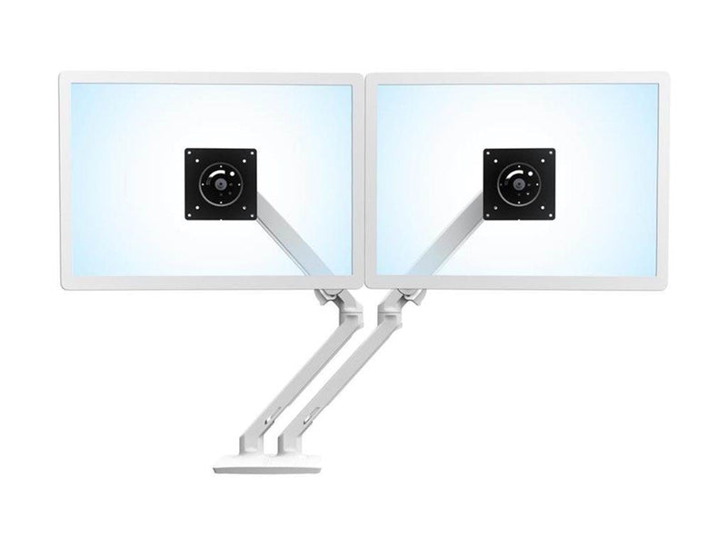 Ergotron MXV Desk Dual Monitor Arm with Under Mount C-Clamp - desk mount