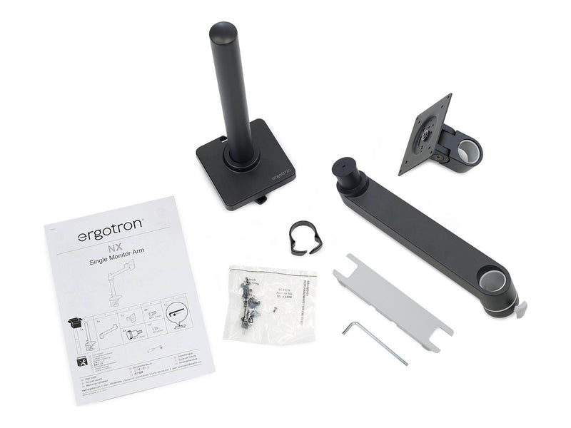 Ergotron NX mounting kit - for Monitor - matte black