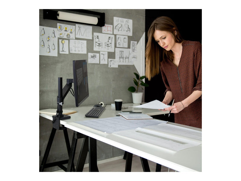 Ergotron NX mounting kit - for Monitor - matte black