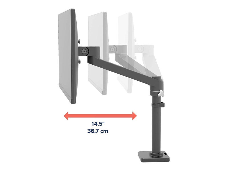 Ergotron NX mounting kit - for Monitor - matte black