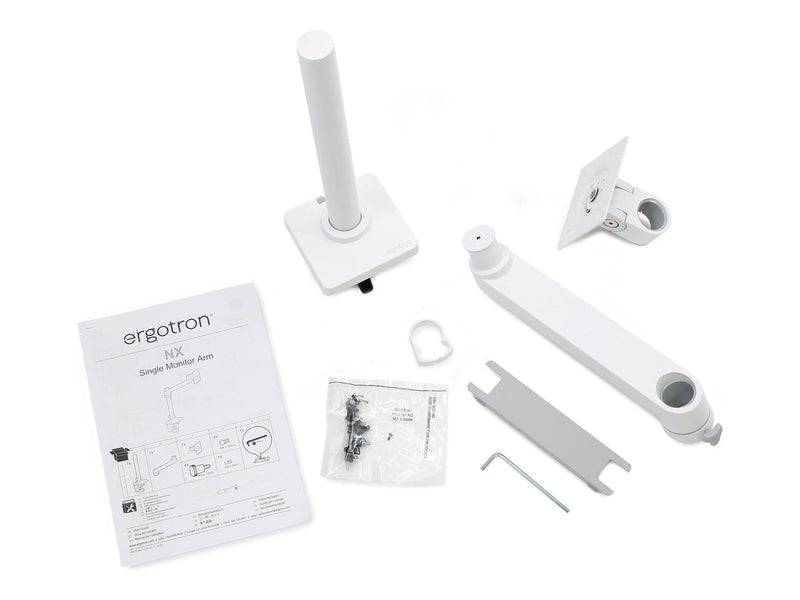 Ergotron NX mounting kit - for Monitor - white