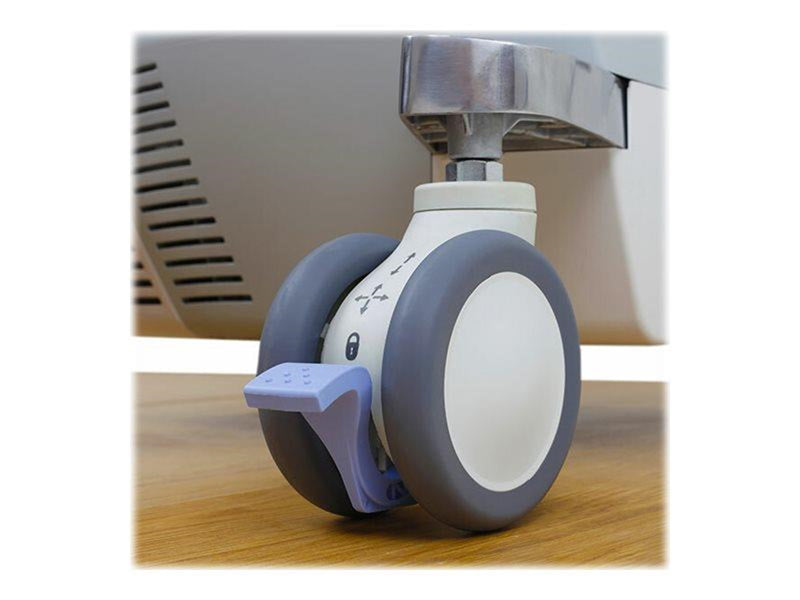 Ergotron SV 3-Function Locking Casters for Cart