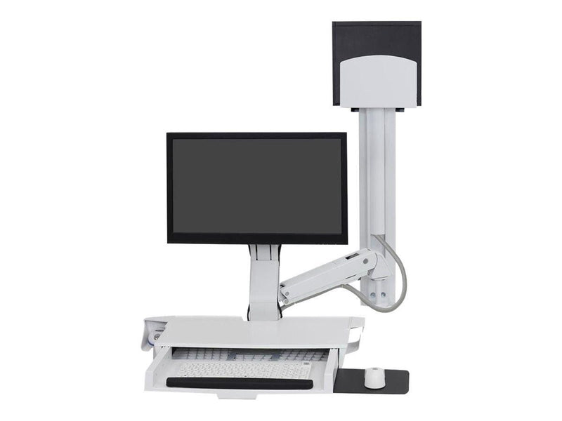Ergotron SV Combo System with Worksurface & Pan Medium CPU Holder - mounting kit (Lift and Pivot)