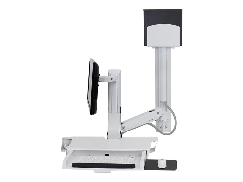 Ergotron SV Combo System with Worksurface & Pan Medium CPU Holder - mounting kit (Lift and Pivot)