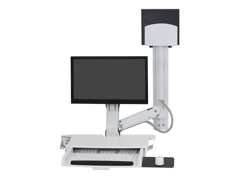 Ergotron SV Combo System with Worksurface & Pan Medium CPU Holder - mounting kit (Lift and Pivot)