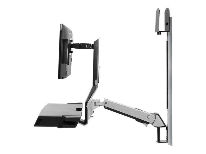 Ergotron SV Combo System with Worksurface & Pan Small CPU Holder - mounting kit (Lift and Pivot)