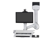Ergotron SV Combo System with Worksurface & Pan Small CPU Holder - mounting kit (Lift and Pivot)