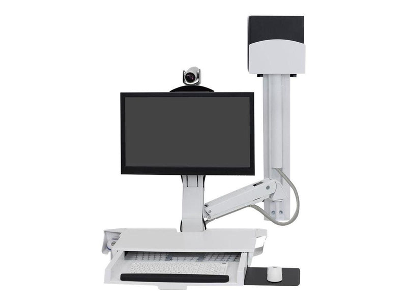 Ergotron SV Combo System with Worksurface & Pan Small CPU Holder - mounting kit (Lift and Pivot)