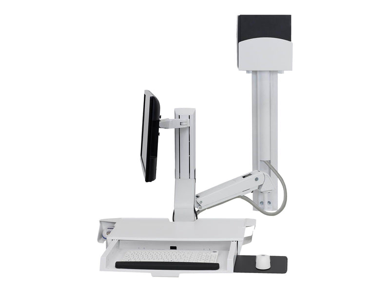 Ergotron SV Combo System with Worksurface & Pan Small CPU Holder - mounting kit (Lift and Pivot)