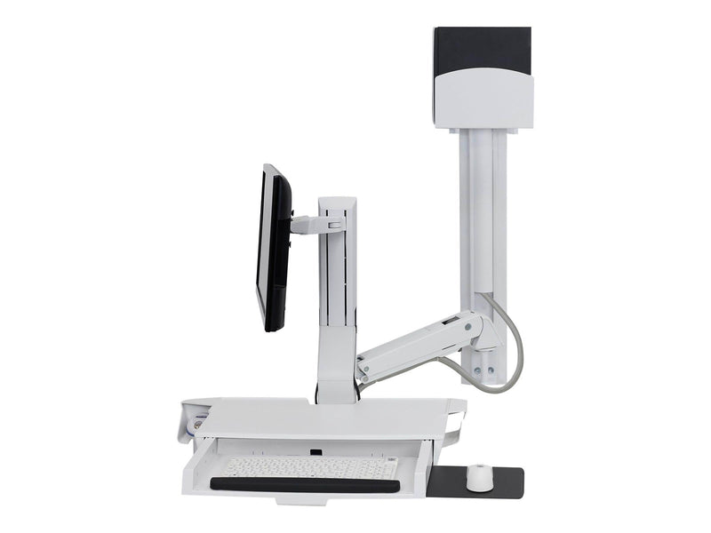 Ergotron SV Combo System with Worksurface & Pan Small CPU Holder - mounting kit (Lift and Pivot)