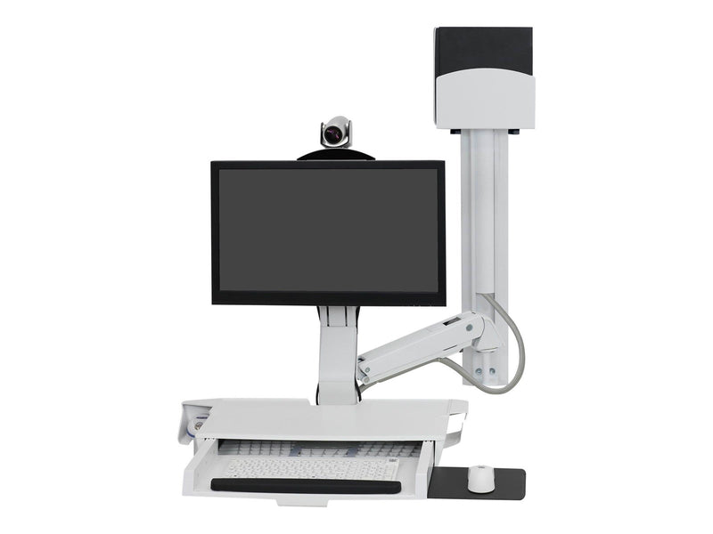Ergotron SV Combo System with Worksurface & Pan Small CPU Holder - mounting kit (Lift and Pivot)
