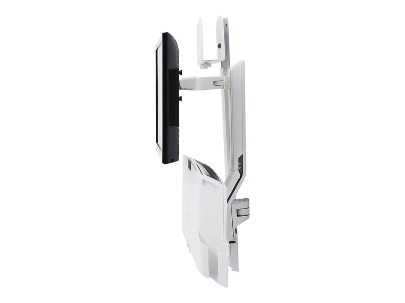 Ergotron SV Combo System with Worksurface & Pan Small CPU Holder - mounting kit (Lift and Pivot)