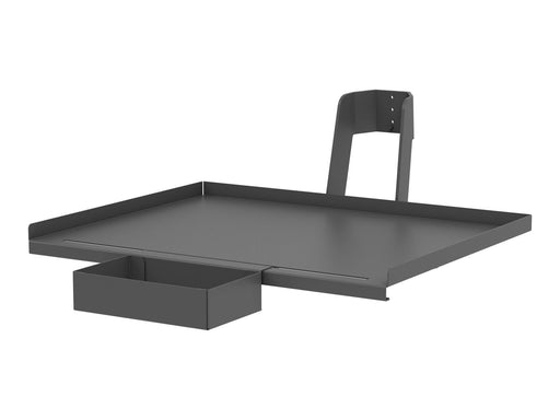 Ergotron - TAA Compliant Version shelf - heavy-duty - for medical monitor - dark grey - Max 10.9 kg - recommended for