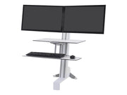 Ergotron WorkFit-S Dual Workstation with Worksurface Standing Desk