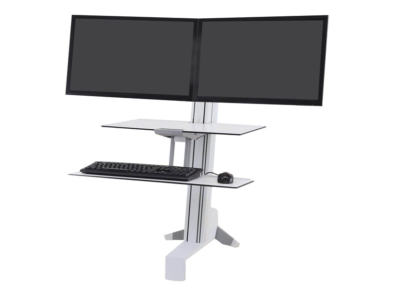 Ergotron WorkFit-S Dual Workstation with Worksurface Standing Desk