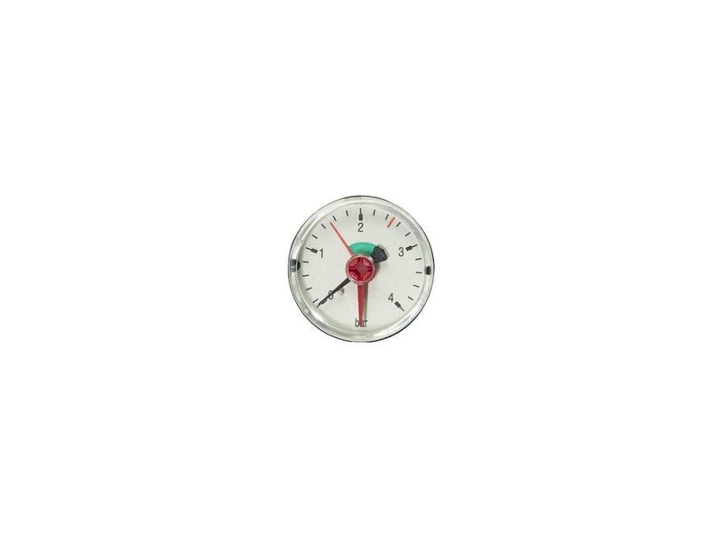 Erik Færgemann Manometer 0-4bar 1/4 rear-facing studs