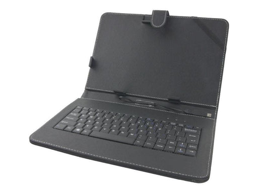 Esperanza CASE WITH KEYBOARD FOR 10.1" TABLETS MADERA EK125 - Tastatur & Folio-Set - Schwarz
