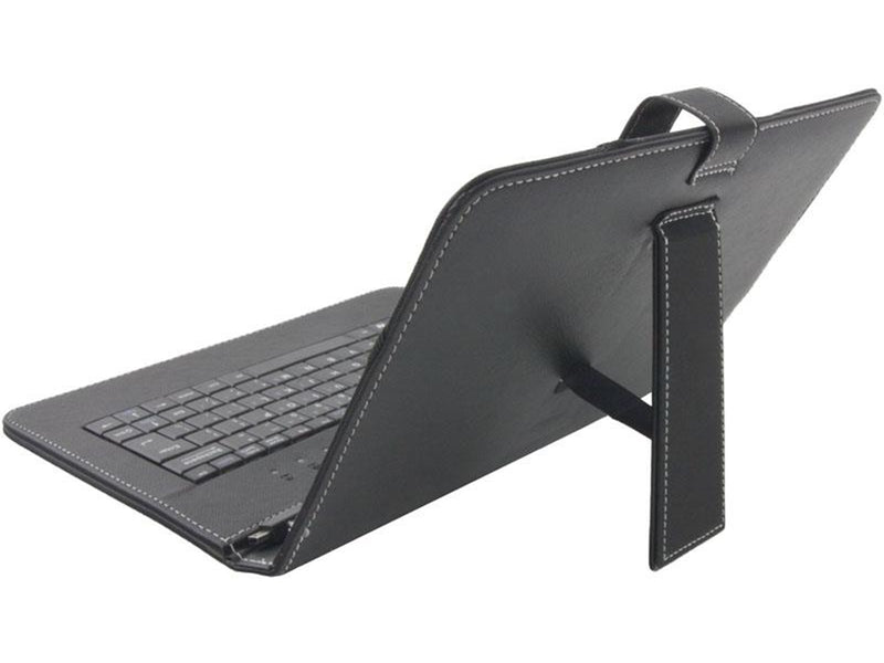 Esperanza CASE WITH KEYBOARD FOR 10.1" TABLETS MADERA EK125 - Tastatur & Folio-Set - Schwarz