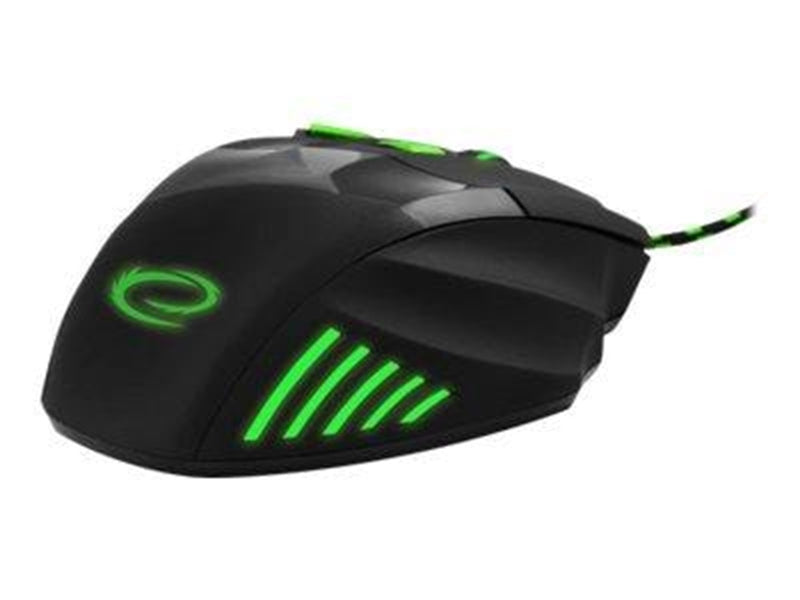 Esperanza MX201 WOLF - mouse - USB - green - Maus (Grün)