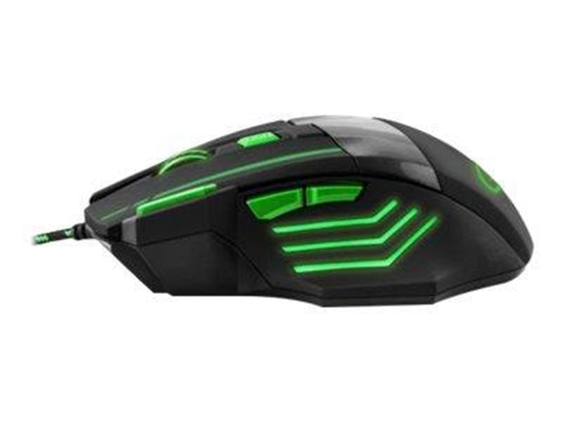 Esperanza MX201 WOLF - mouse - USB - green - Maus (Grün)