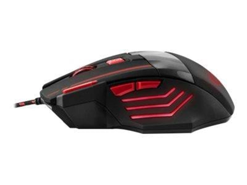 Esperanza MX201 WOLF - mouse - USB - red - Maus (Rot)